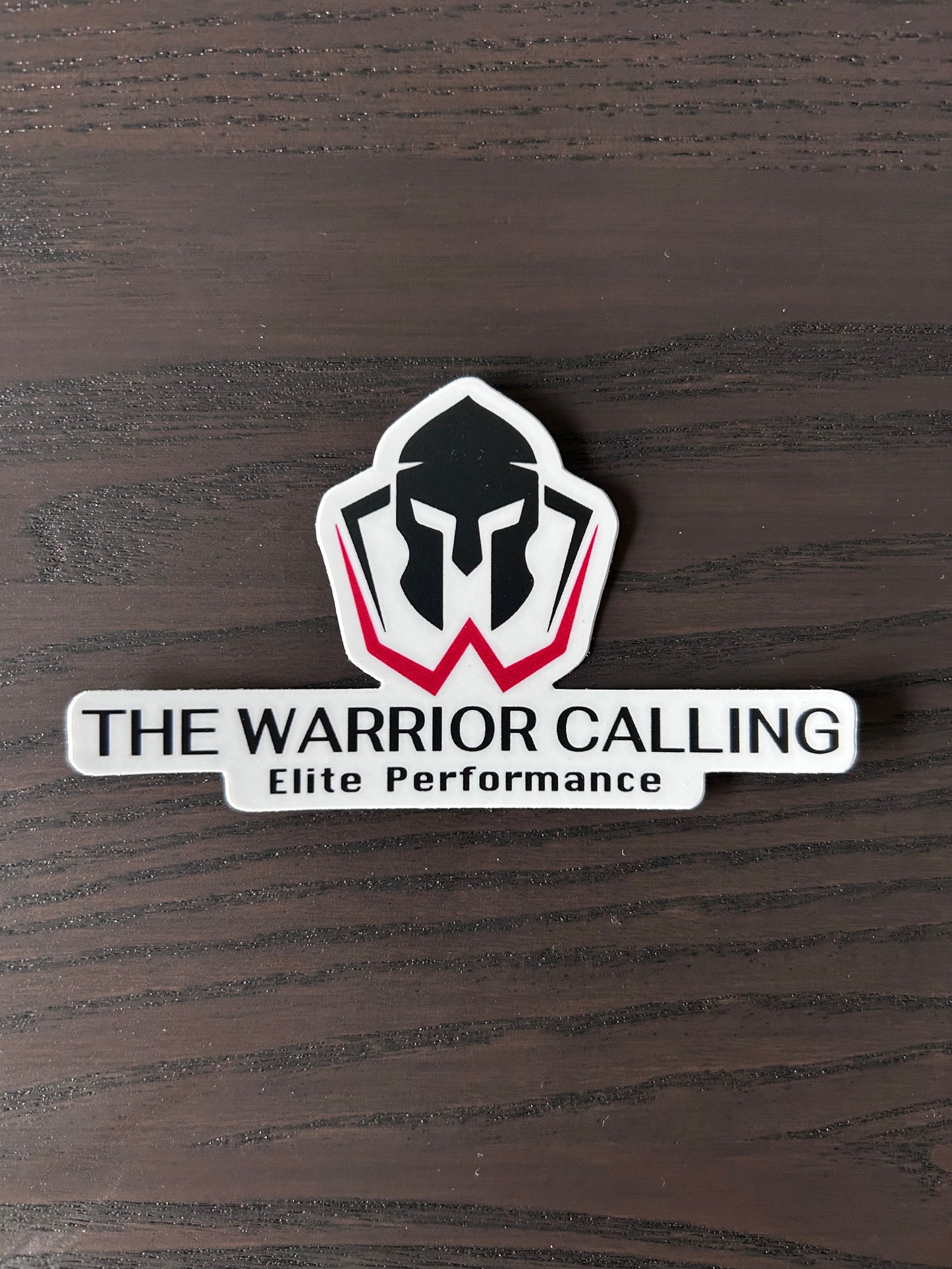 Black and Red Diecut TWC Sticker