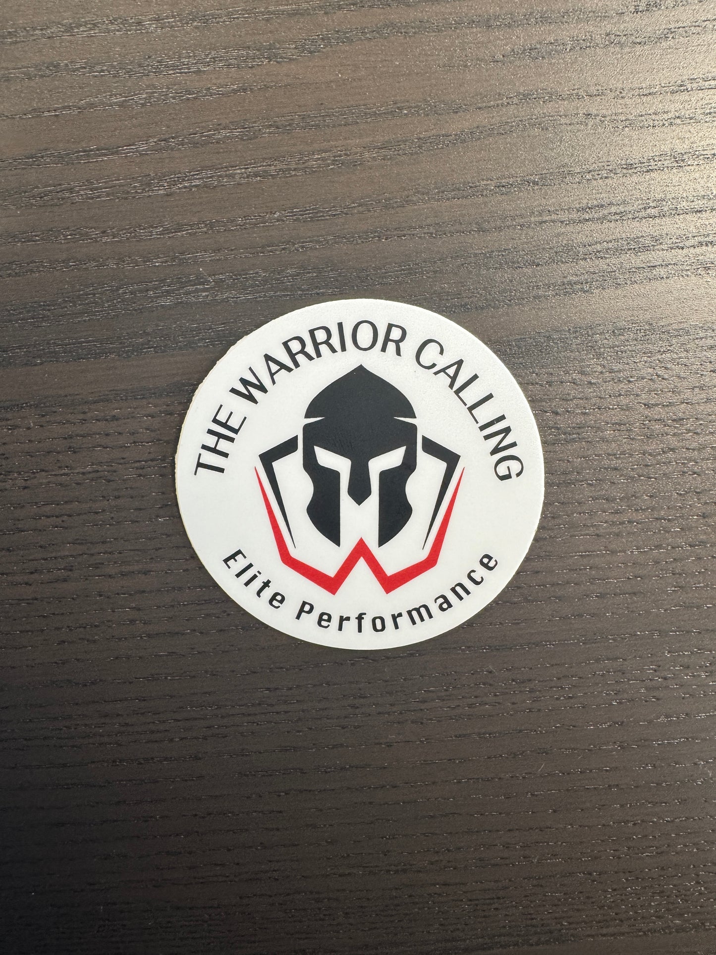 Black and Red TWC Sticker