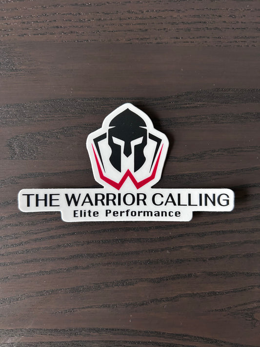 Black and Red Diecut TWC Sticker