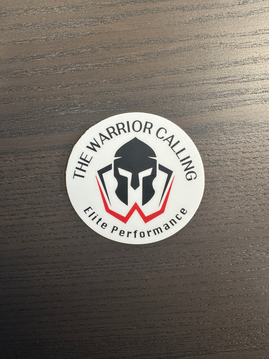 Black and Red TWC Sticker